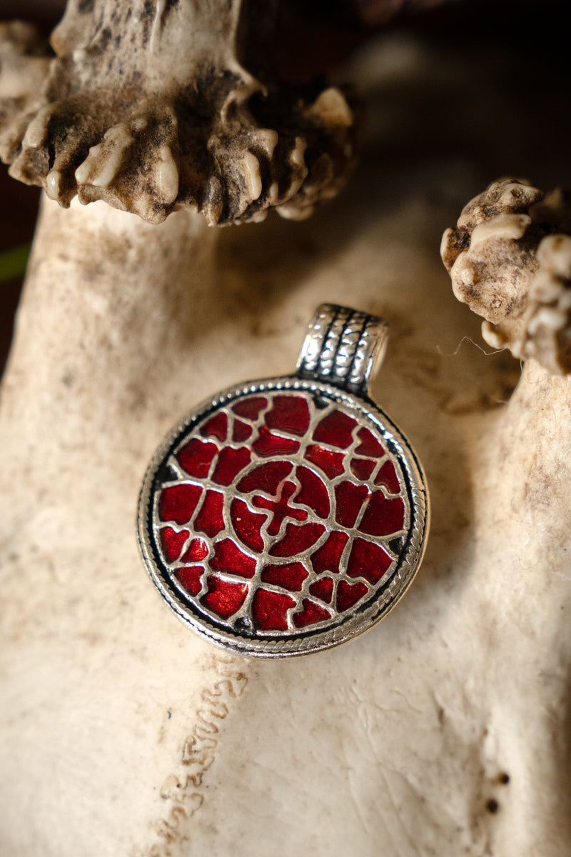 Merovingisk smykke Hoen, forsølvet bronze