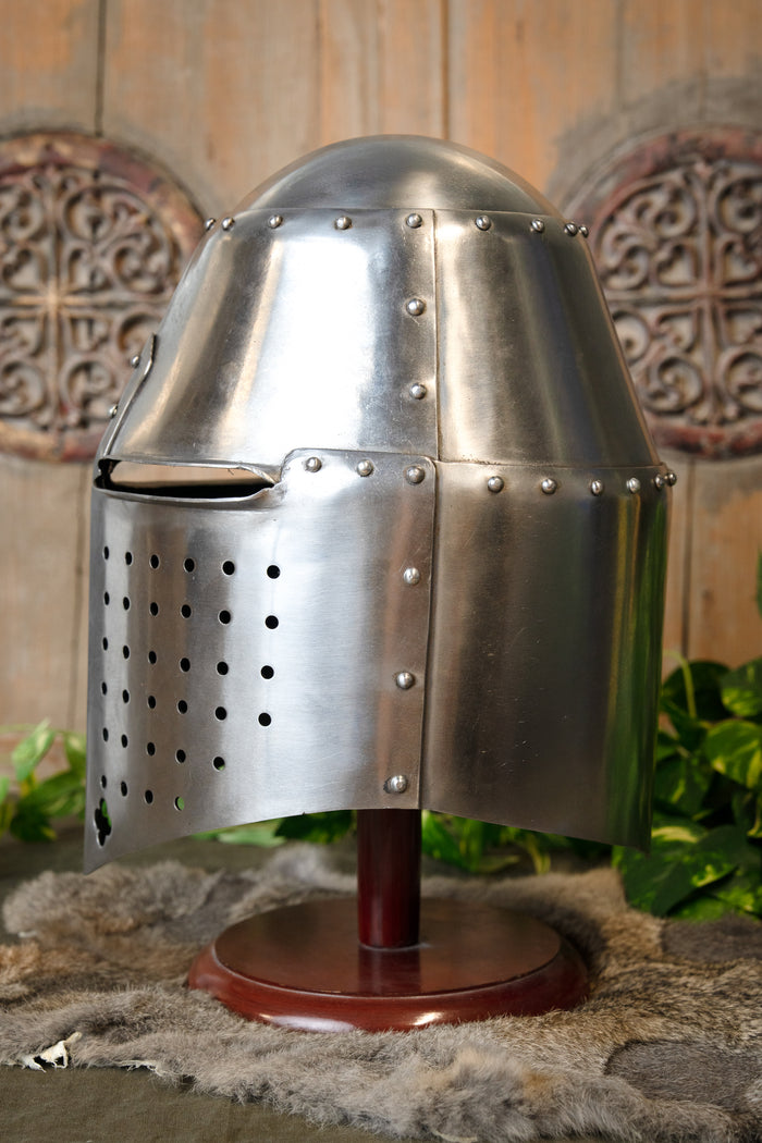 14th century helmet Sir Richard Pembridge, 2 mm (battle-ready)