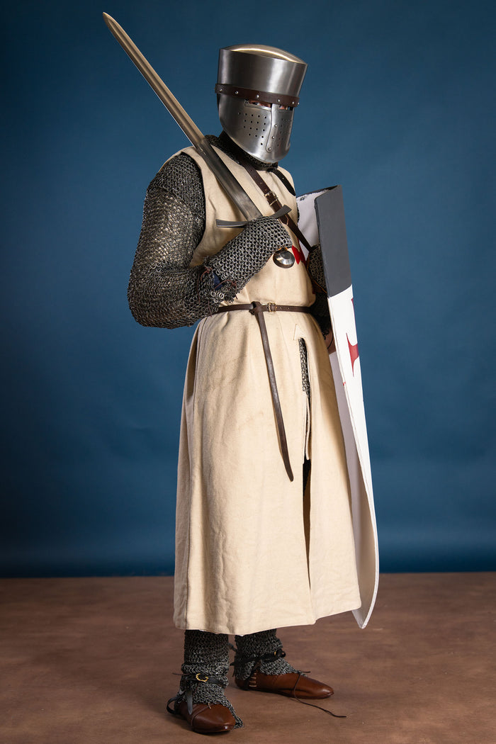 Medieval knight helmet Laurin, 1.3 mm