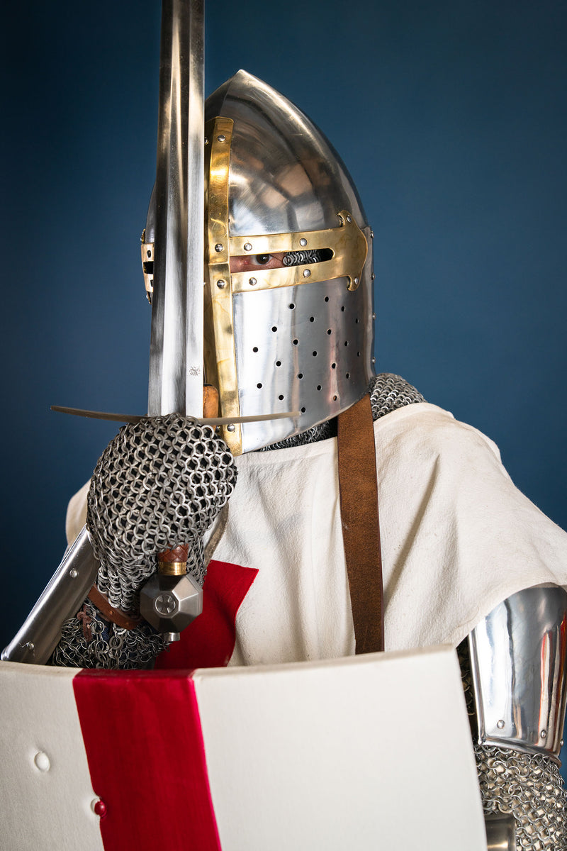 Moufles de mailles, manchons anneaux plats rivets ronds