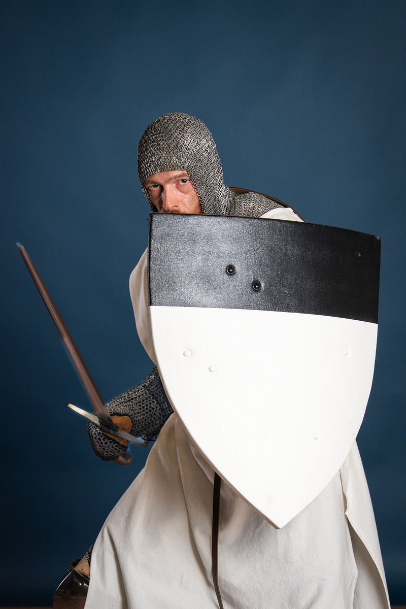 Tarcza rycerska templariuszy