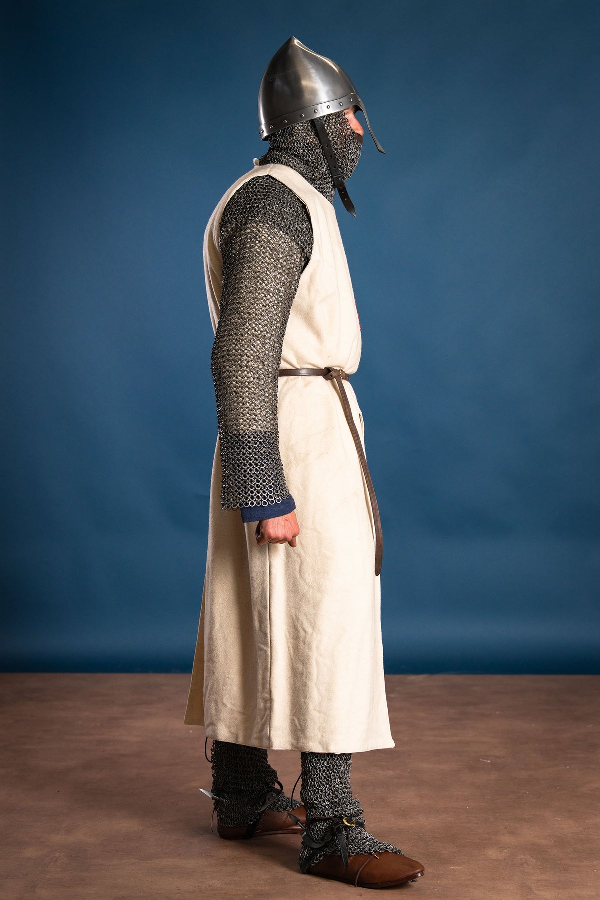 Historical templar surcoat, cream