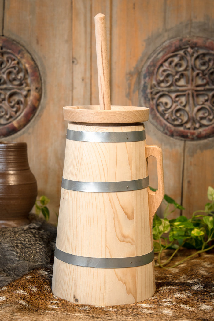 Wooden churn