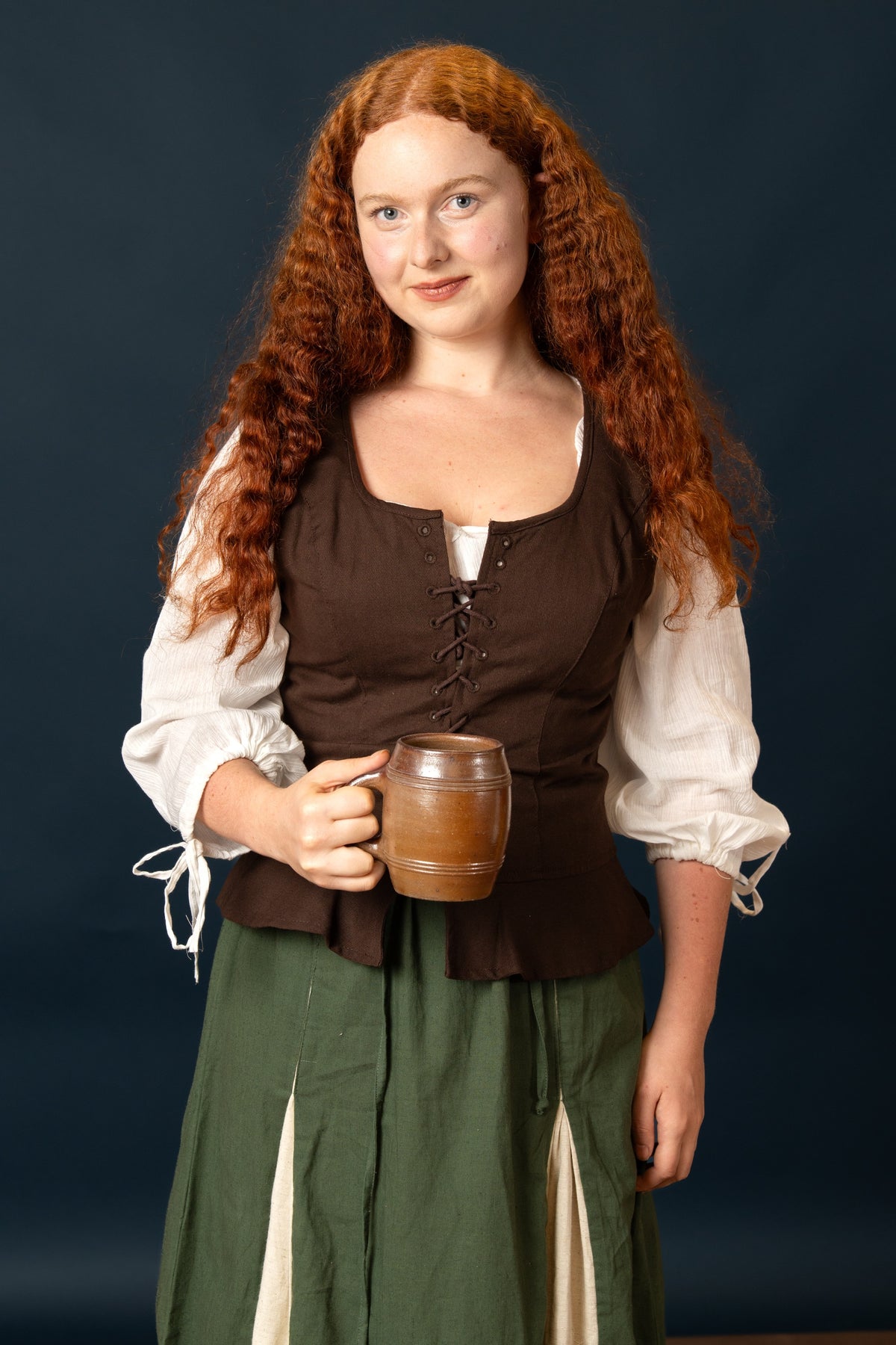 Ladies double Tilda, brown