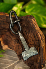 Classical Thor's Hammer, Iron & Leather