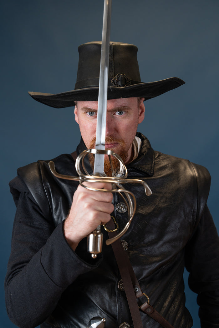 German rapier 17th century, semi-sharp