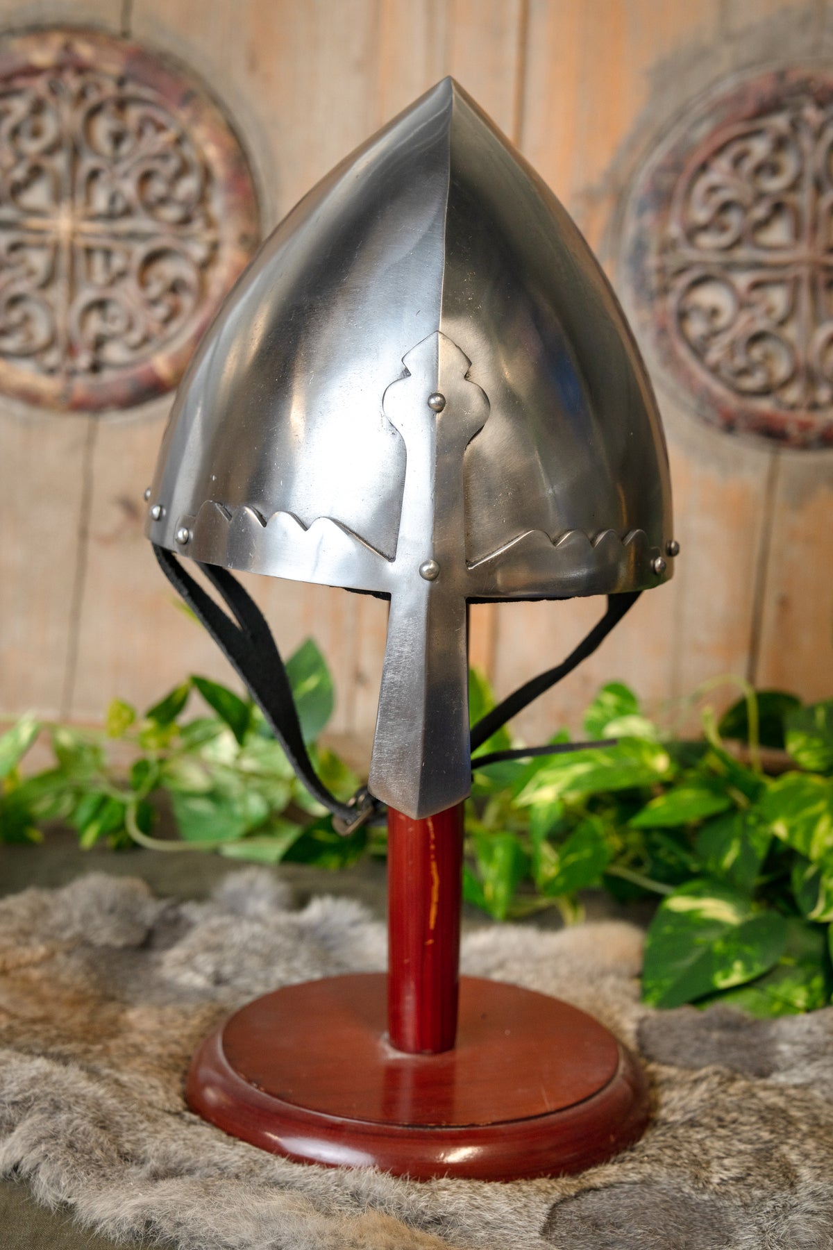 St Wenceslaus nasal helmet, 2 mm (battle-ready)