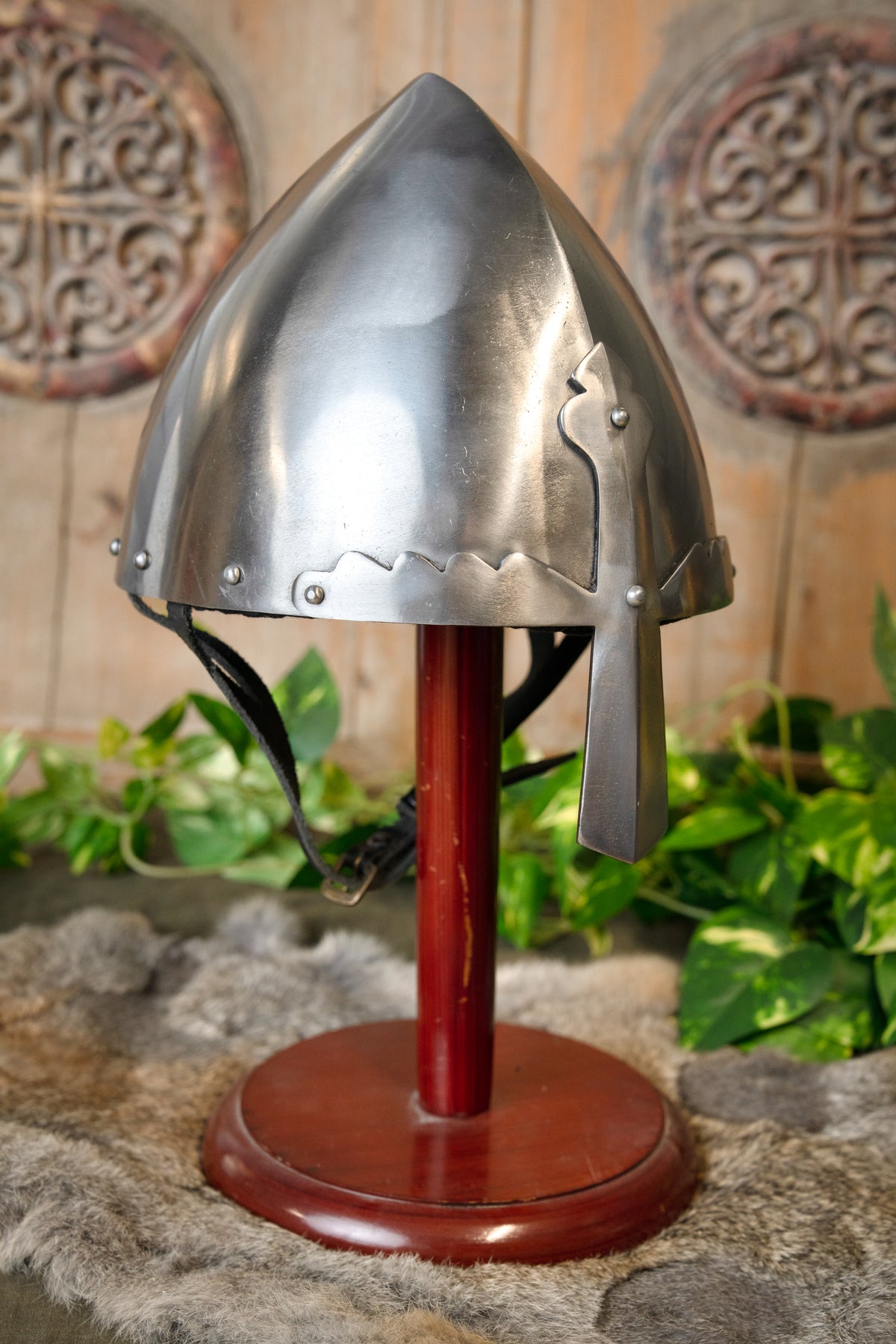 St Wenceslaus nasal helmet, 2 mm (battle-ready)