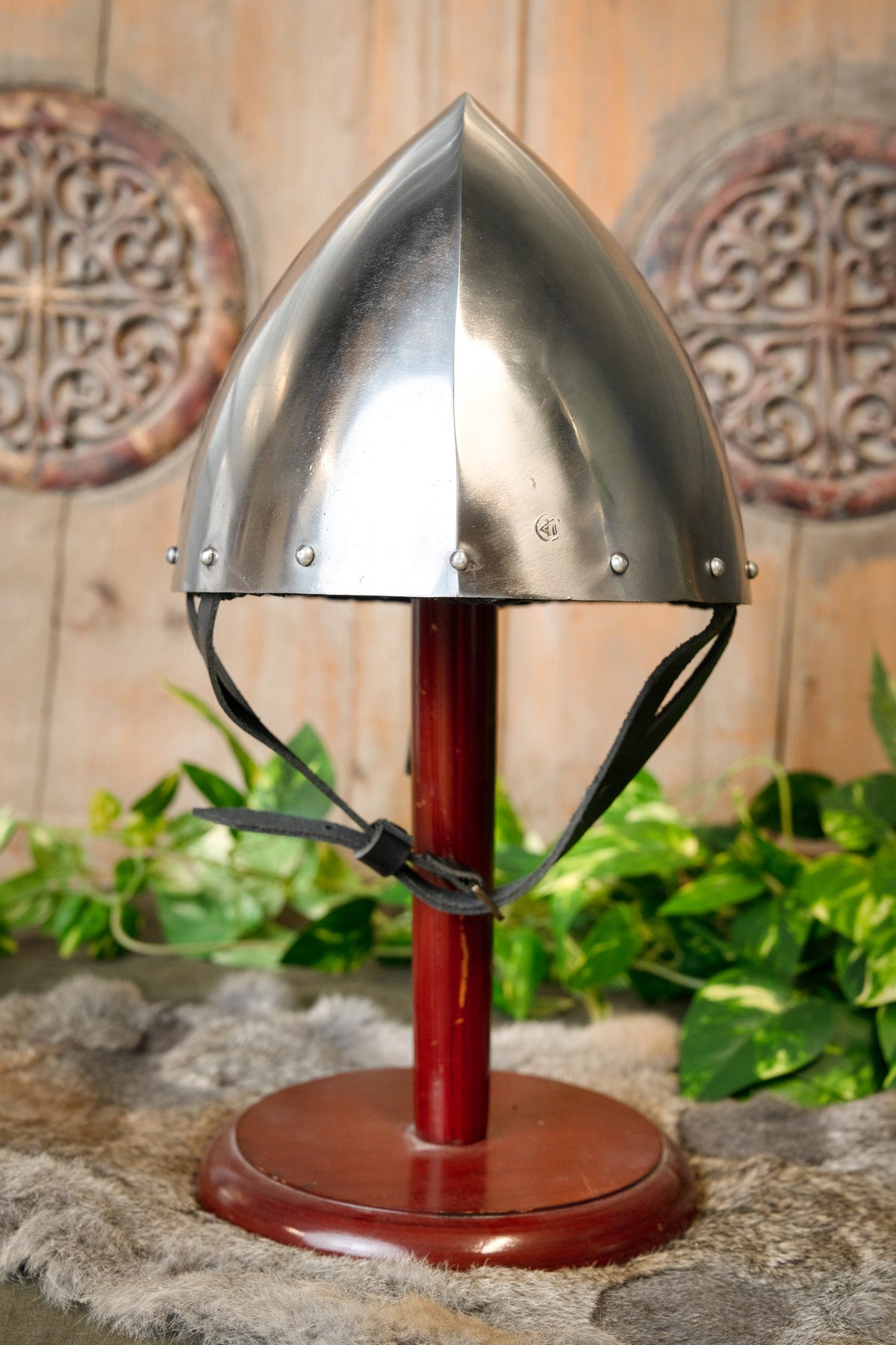 St Wenceslaus nasal helmet, 2 mm (battle-ready)