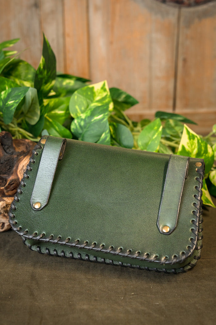 Viking bag with Valknut, green