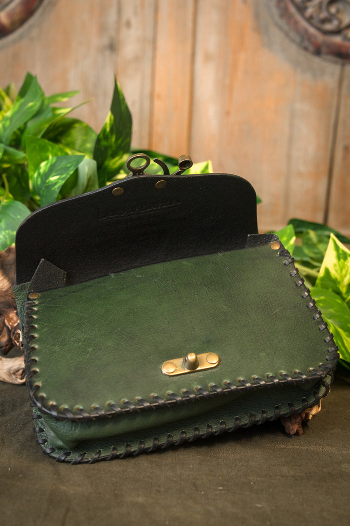 Viking bag with Valknut, green