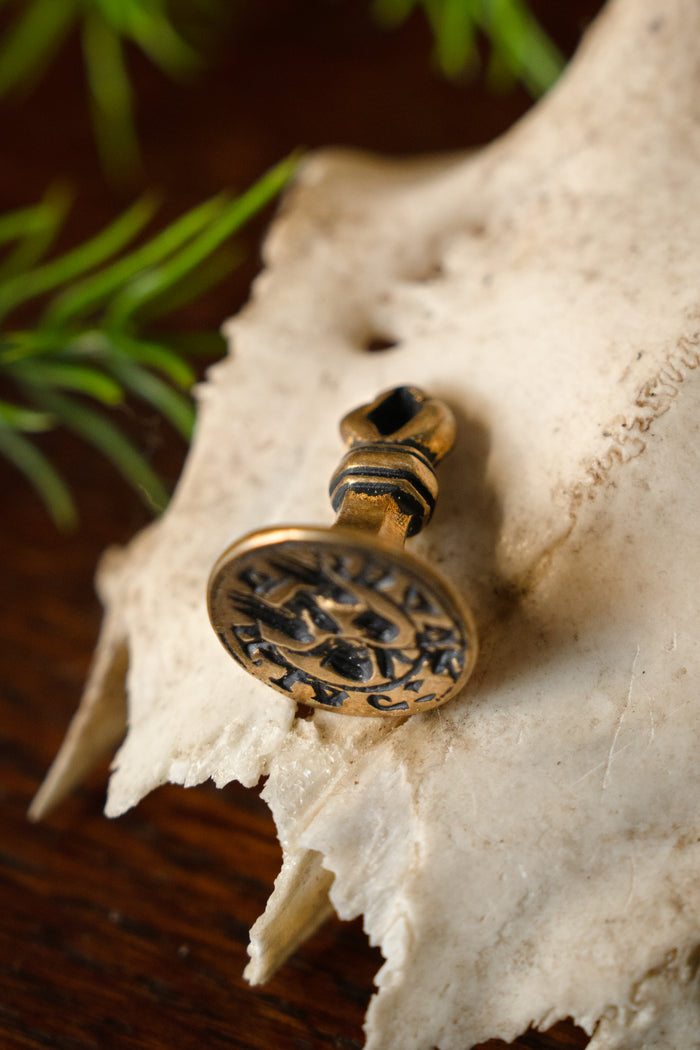 Medieval English seal, bronze