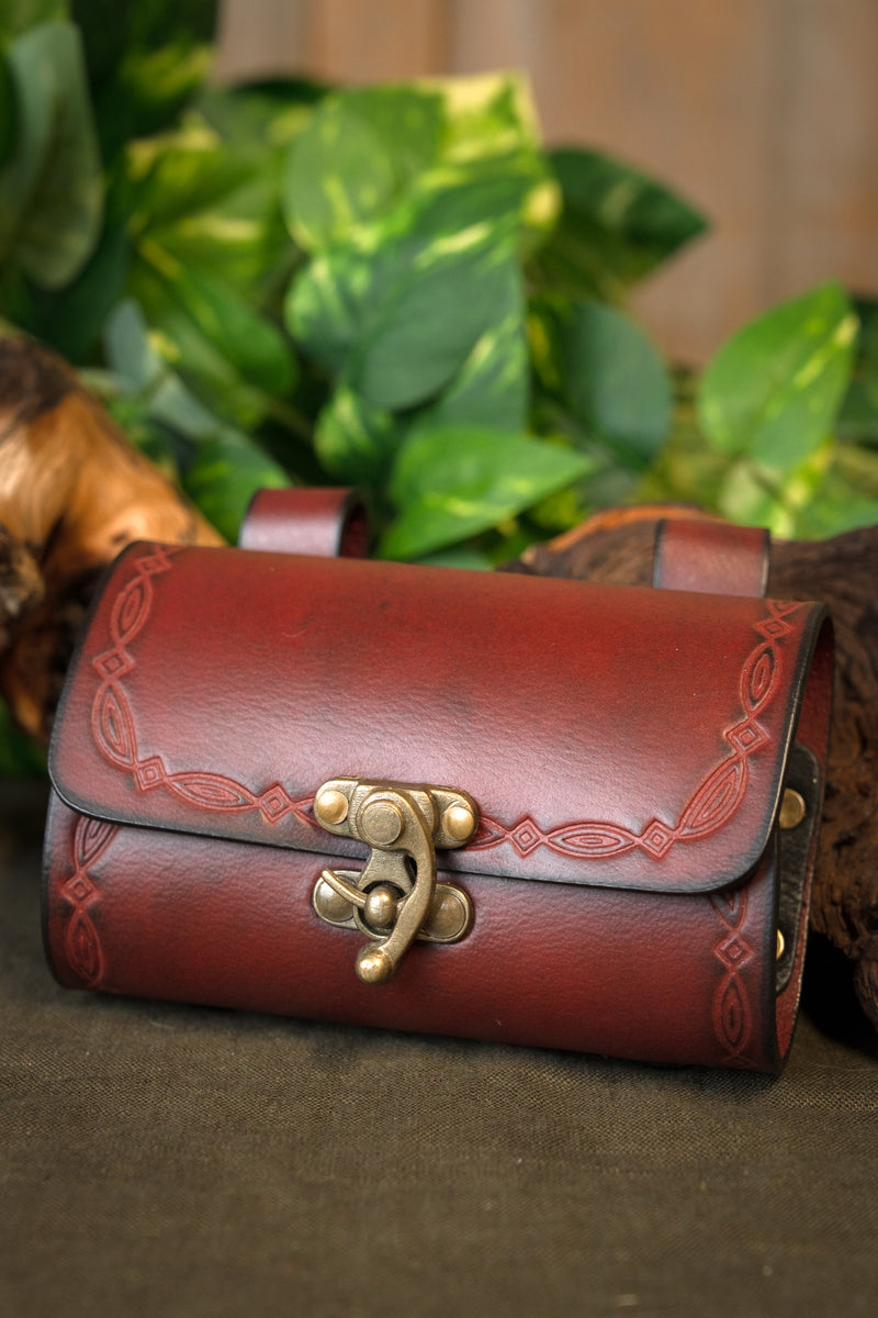 Torba na eliksiry z 4 fiolkami, czerwona