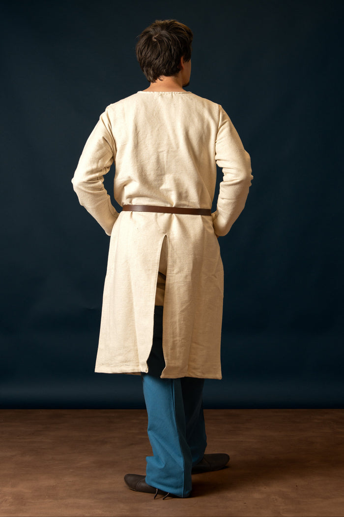 Long medieval tunic Arnaud, natural