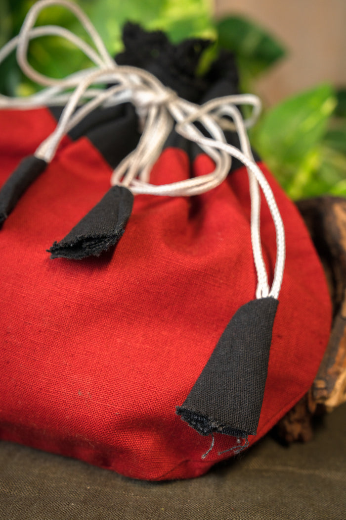 Money pouch Lynette, red-black