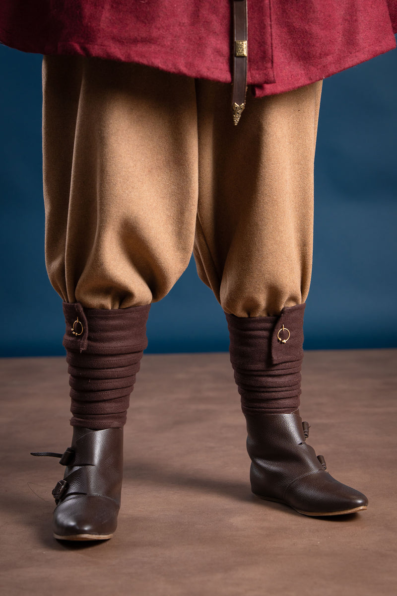 Winingas vikingas Hamond, mezcla de lana, marrón