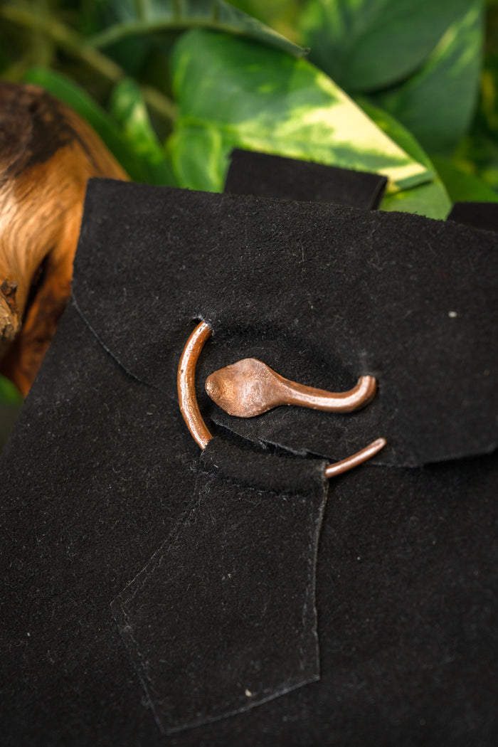 Belt bag spiral, black