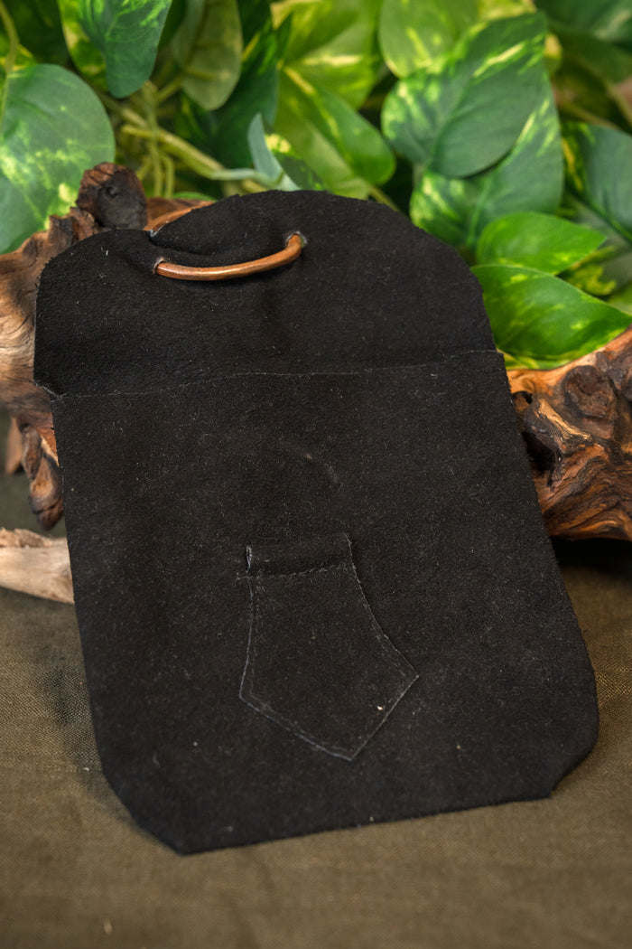 Belt bag spiral, black