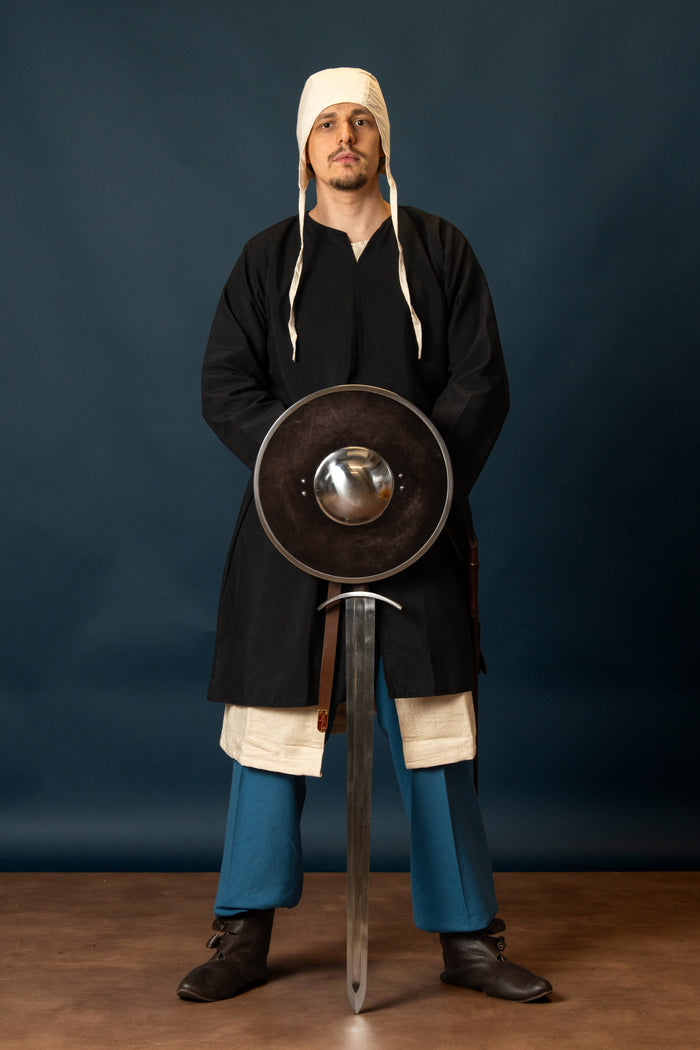 Normandy tunic, william, Linen - Black