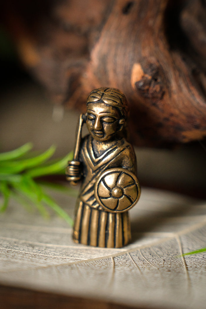 Viking valkyrie amulet Harby, bronze