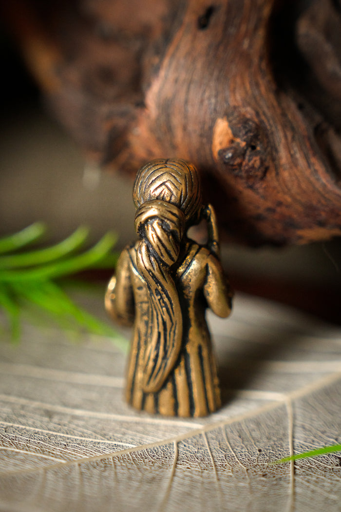 Viking valkyrie amulet Harby, bronze