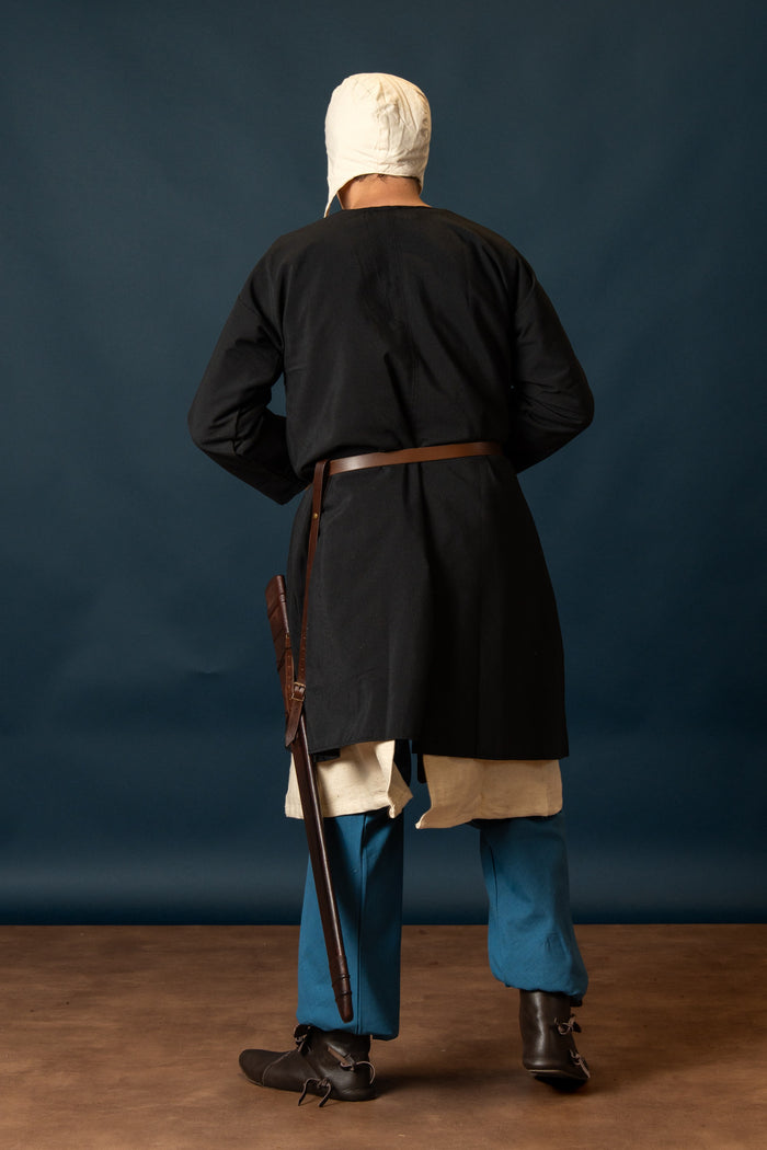 Normandy tunic, william, Linen - Black