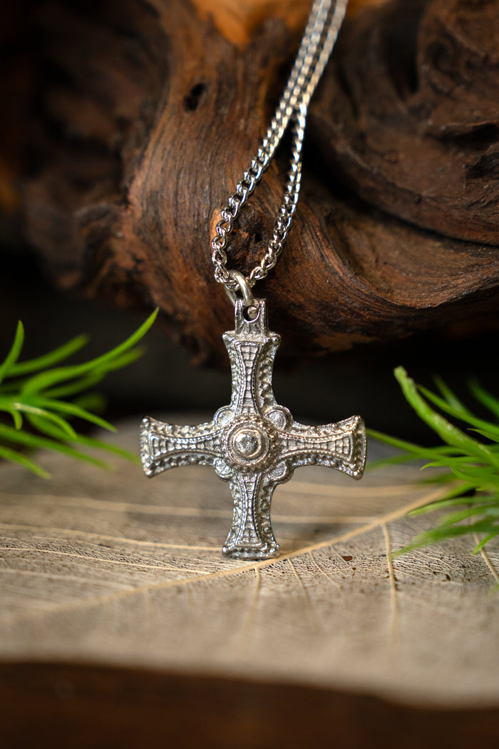 Anglo-Saxon Cuthbert Cross Lindisfarne, tin