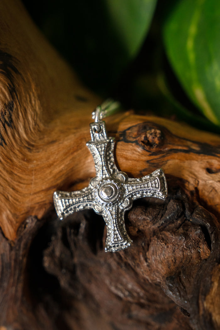 Anglo-Saxon Cuthbert Cross Lindisfarne, tin