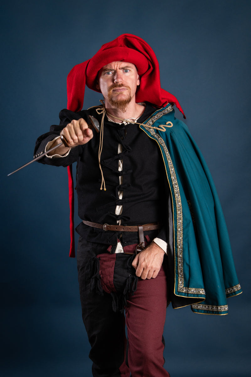 Płaszcz muszkietera, różne kolory