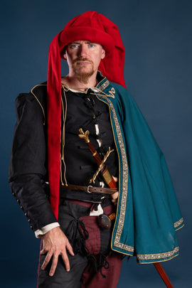 Mandilion, musketeer cloak François, various colours