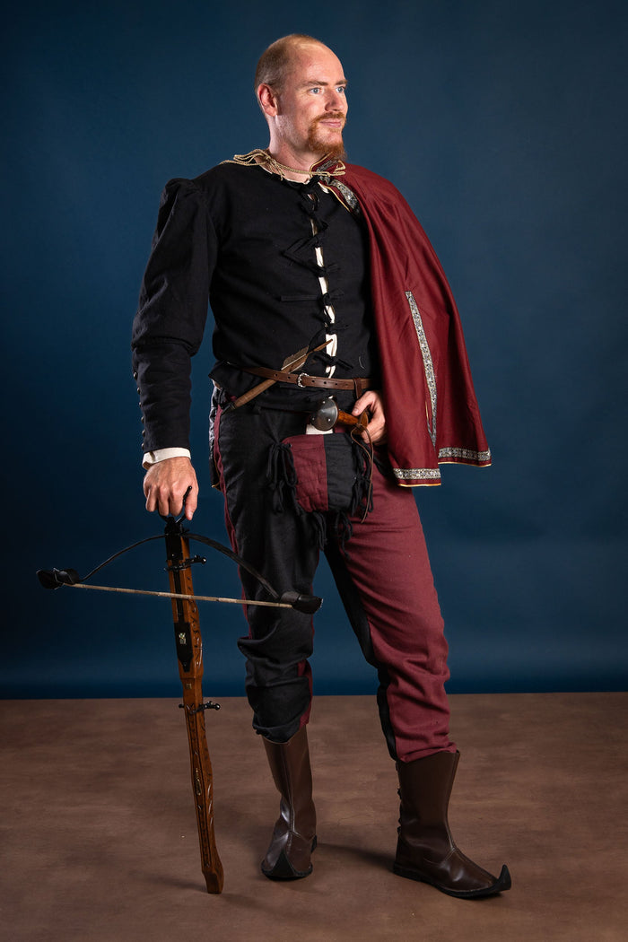 Mandilion, Musketeers cloak François, black