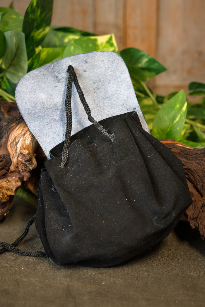 Medieval pouch black