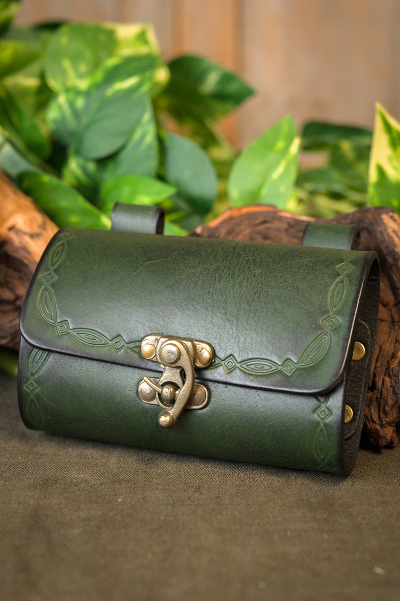 Bolsa de pociones con 4 frascos, verde