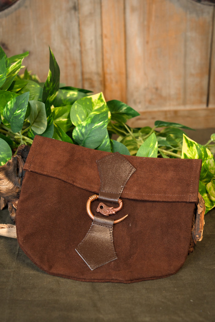 Belt bag dragon, brown
