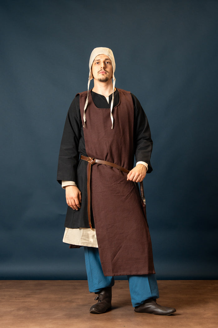 Normandy tunic, william, Linen - Black