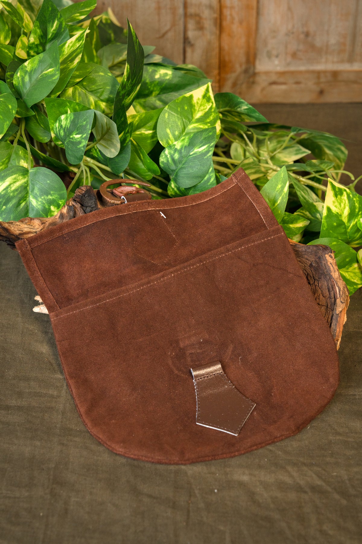 Belt bag dragon, brown
