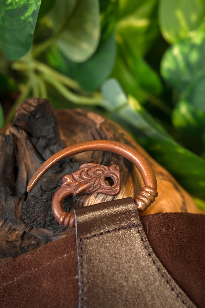Belt bag dragon, brown
