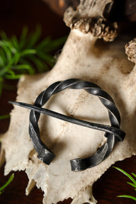 Viking brooch, iron