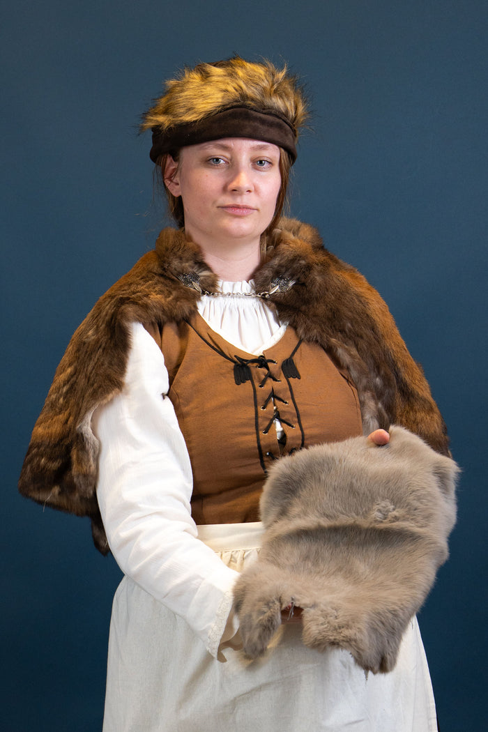 Viking cap Ragi, brown, wool blend