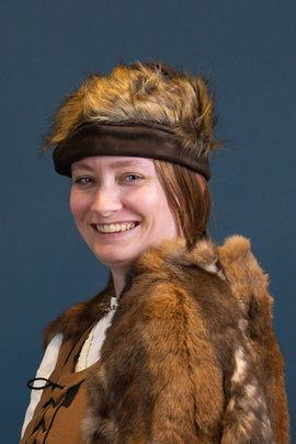Viking cap Ragi, brown, wool blend