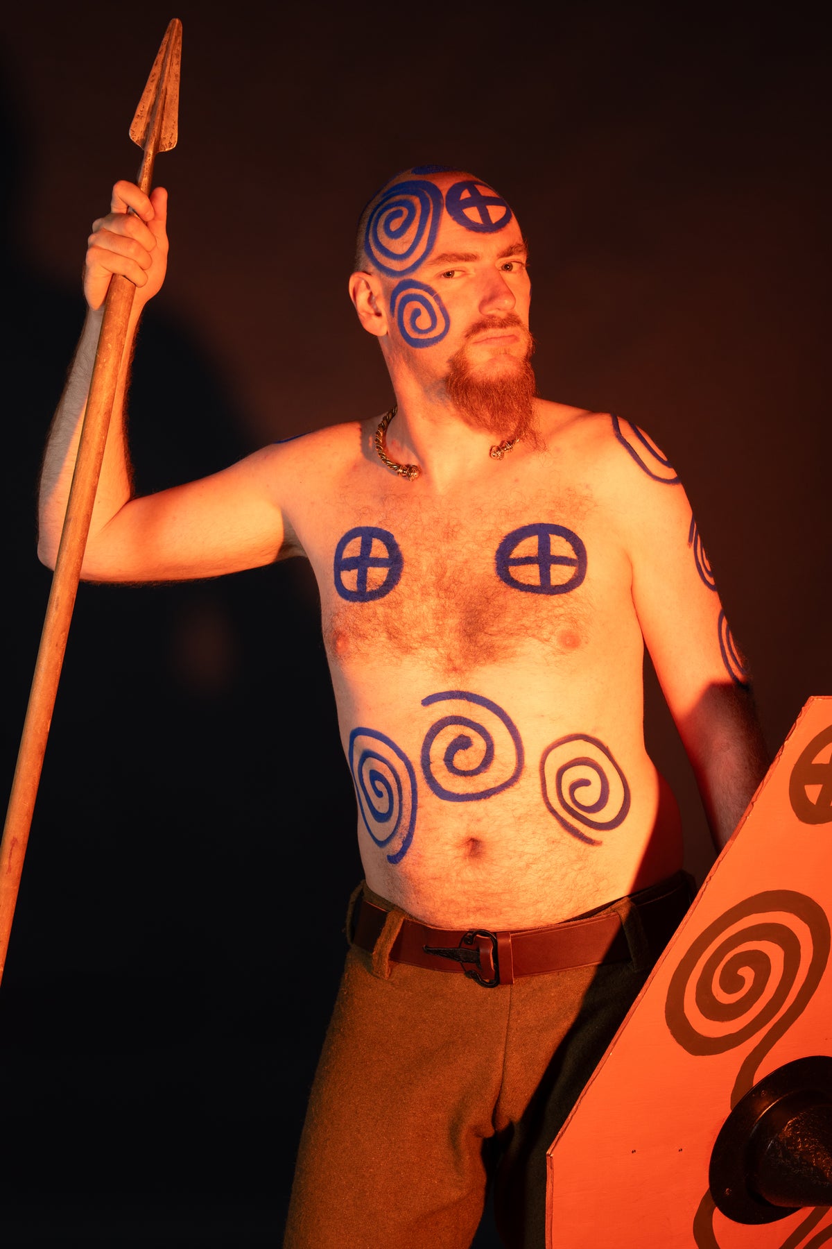 Epic Effect LARP Make-Up - Royal Blue, water-based