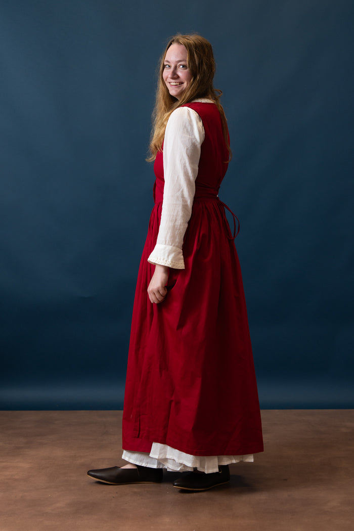 Medieval kirtle Lene, red