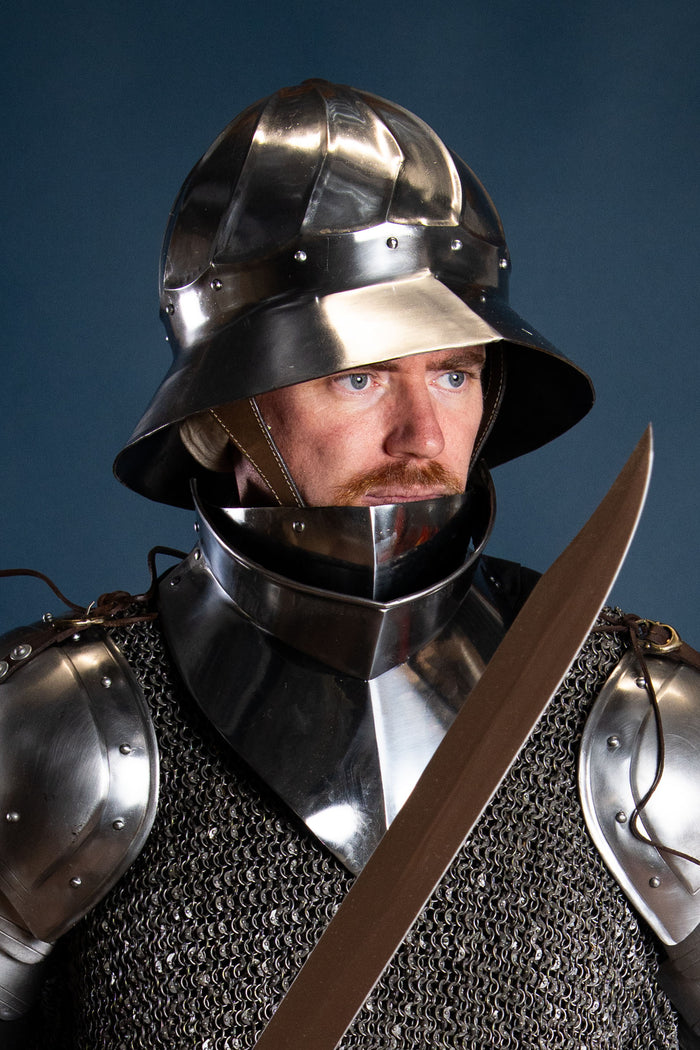 15th century Burgundian kettle hat, 1.6 mm