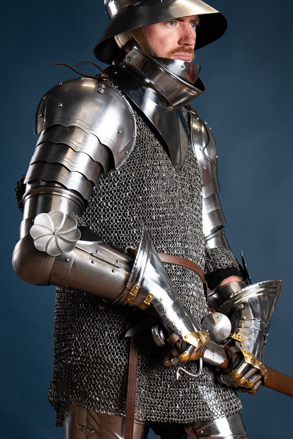 Gothic vambraces, arm armour, 1.6 mm