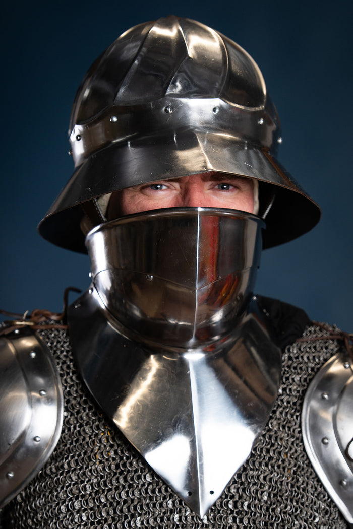 15th century Burgundian kettle hat, 1.6 mm