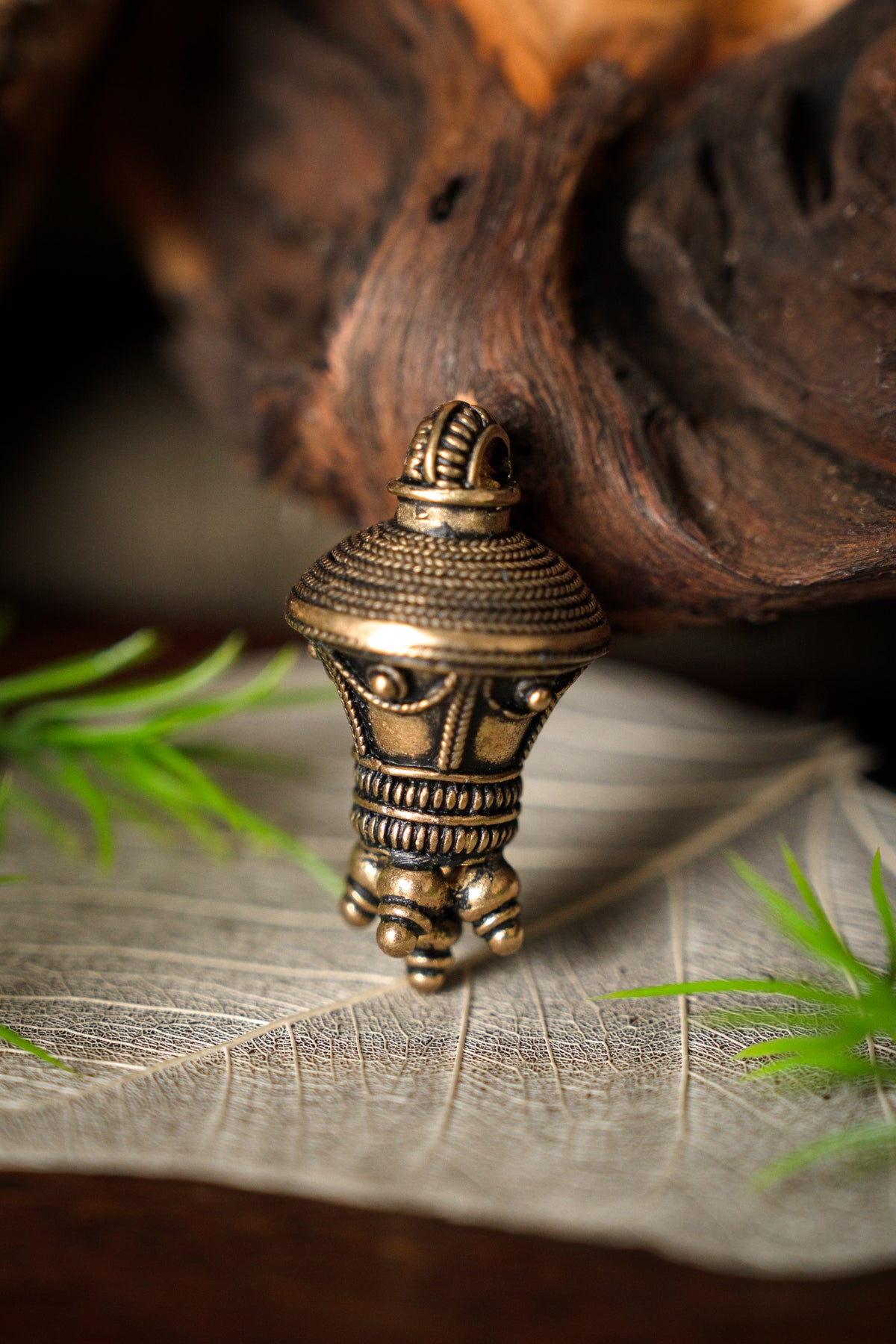 Germanic berlock pendant, bronze