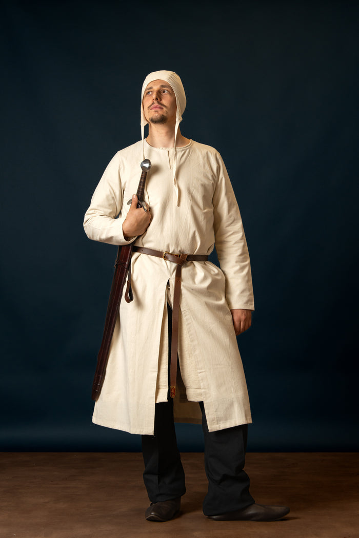 Long Medieval Tunic Gilbert, natural