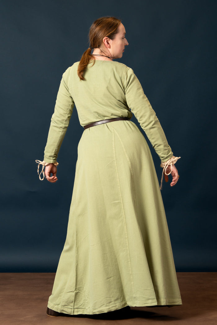 Dress Tyra, washed green