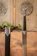 Medeltida bastardsvärd Roven, ca 1400, skarp