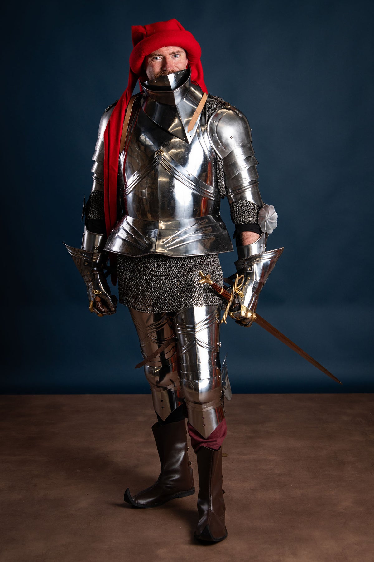 Poulaines, medieval, brown